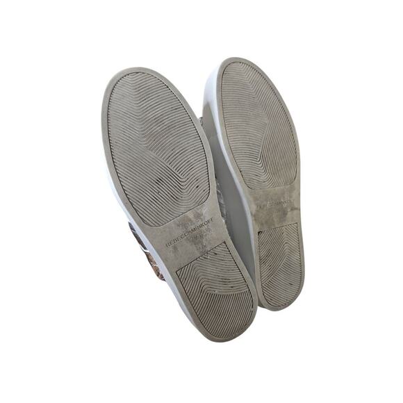 REBECCA MINKOFF Nicole Knot Sneakers In Silver Size 7.5 - Picture 7 of 7